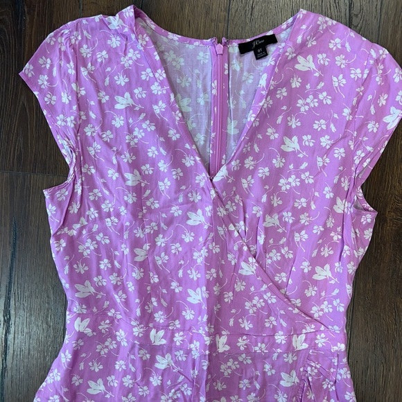 J.Crew ruffle front faux wrap dress SZ 8T - Picture 3 of 5
